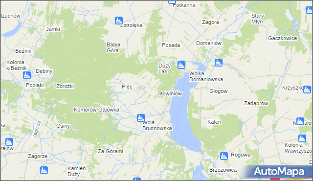 mapa Jadwiniów, Jadwiniów na mapie Targeo