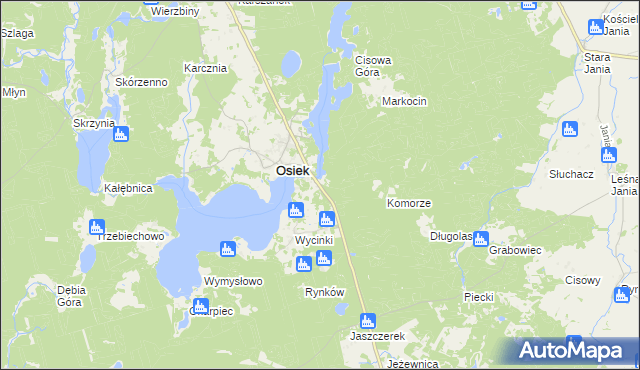 mapa Jaszczerz, Jaszczerz na mapie Targeo