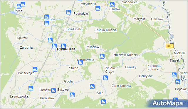 mapa Jazików, Jazików na mapie Targeo