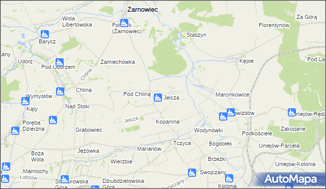 mapa Jelcza, Jelcza na mapie Targeo