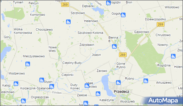 mapa Joasin, Joasin na mapie Targeo