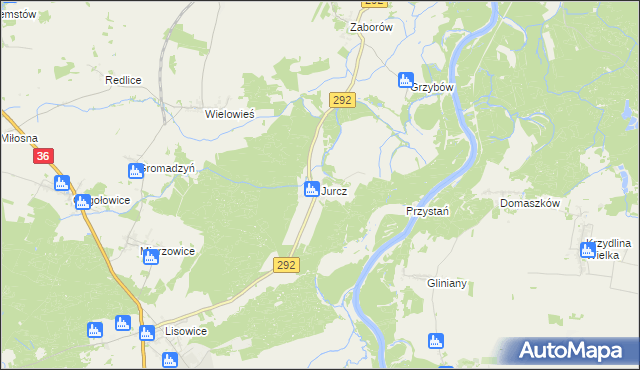 mapa Jurcz, Jurcz na mapie Targeo