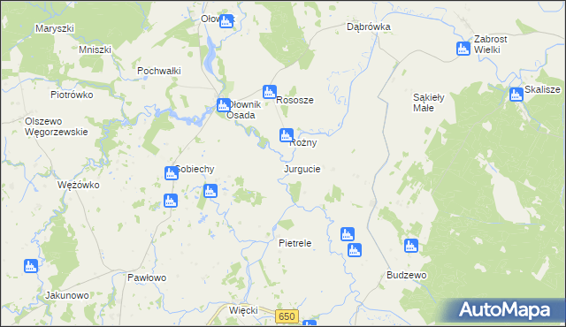 mapa Jurgucie, Jurgucie na mapie Targeo