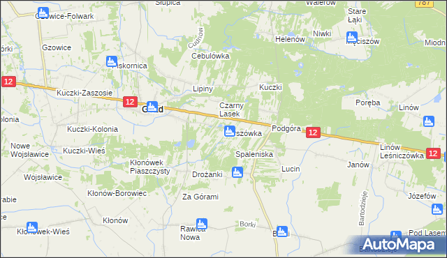 mapa Karszówka, Karszówka na mapie Targeo