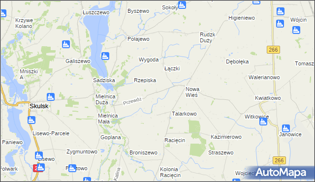 mapa Katarzyna gmina Piotrków Kujawski, Katarzyna gmina Piotrków Kujawski na mapie Targeo
