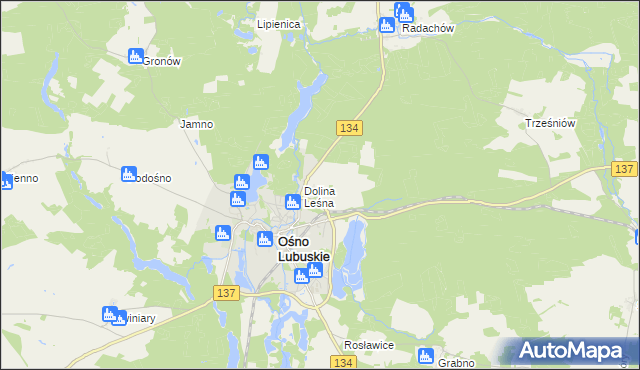 mapa Kochań, Kochań na mapie Targeo