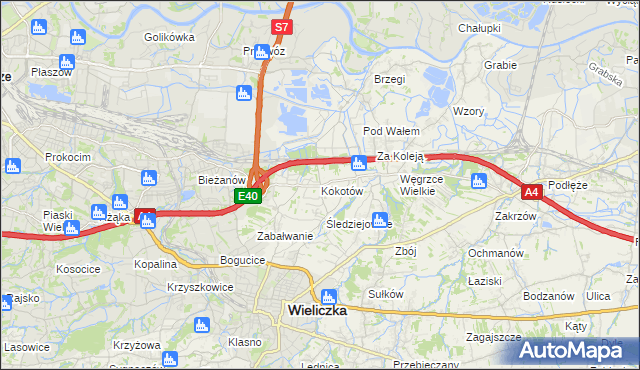 mapa Kokotów, Kokotów na mapie Targeo