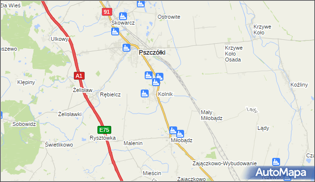 mapa Kolnik, Kolnik na mapie Targeo