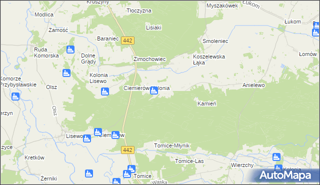 mapa Kolonia Janowska, Kolonia Janowska na mapie Targeo