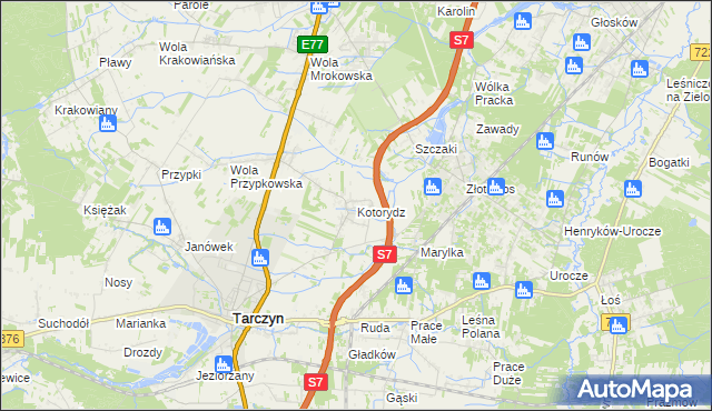 mapa Kotorydz, Kotorydz na mapie Targeo