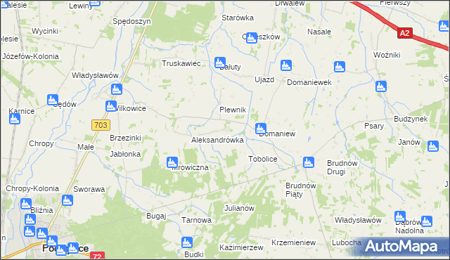 mapa Krasnołany, Krasnołany na mapie Targeo