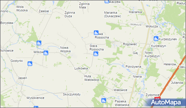 mapa Linków, Linków na mapie Targeo