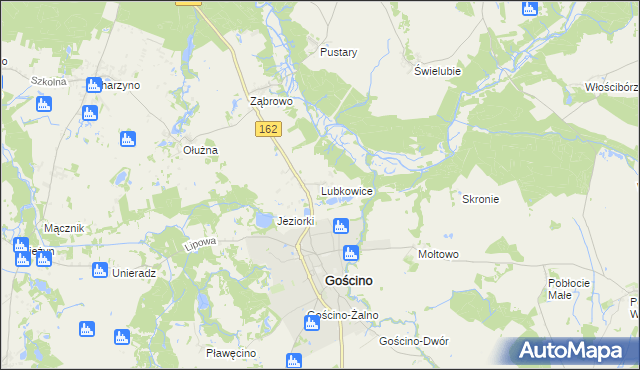 mapa Lubkowice, Lubkowice na mapie Targeo