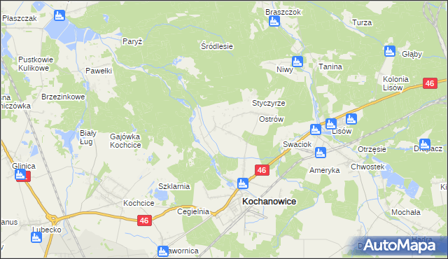 mapa Lubockie, Lubockie na mapie Targeo