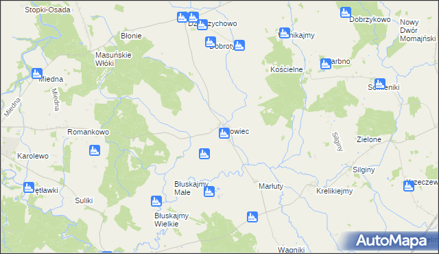 mapa Lwowiec, Lwowiec na mapie Targeo