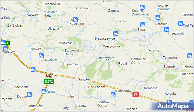 mapa Międzygórz, Międzygórz na mapie Targeo