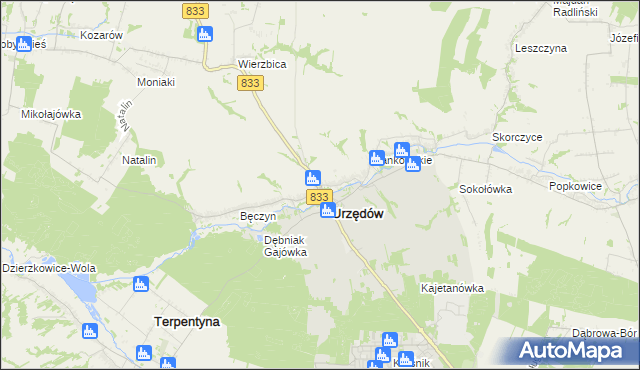 mapa Mikuszewskie, Mikuszewskie na mapie Targeo