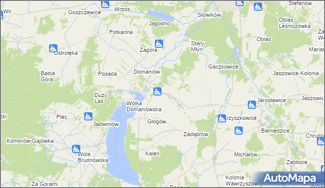 mapa Młódnice, Młódnice na mapie Targeo