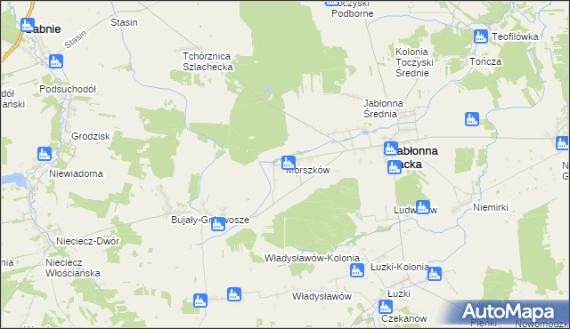 mapa Morszków, Morszków na mapie Targeo