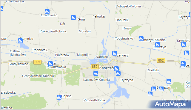 mapa Nadolce, Nadolce na mapie Targeo