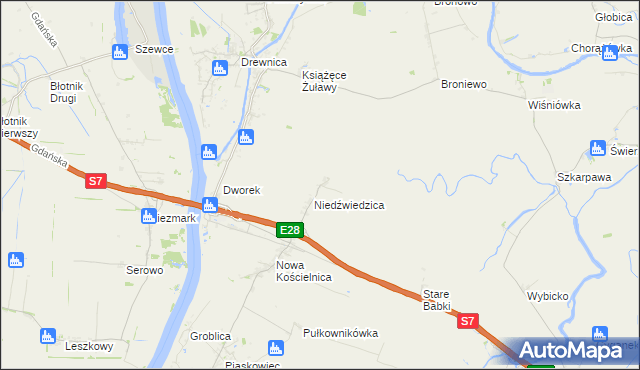 mapa Niedźwiedziówka, Niedźwiedziówka na mapie Targeo