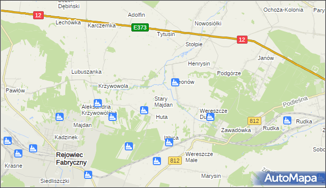 mapa Niemirów gmina Rejowiec, Niemirów gmina Rejowiec na mapie Targeo