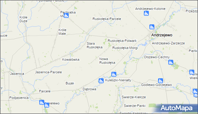 mapa Nowa Ruskołęka, Nowa Ruskołęka na mapie Targeo