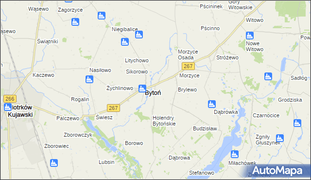 mapa Nowy Dwór gmina Bytoń, Nowy Dwór gmina Bytoń na mapie Targeo
