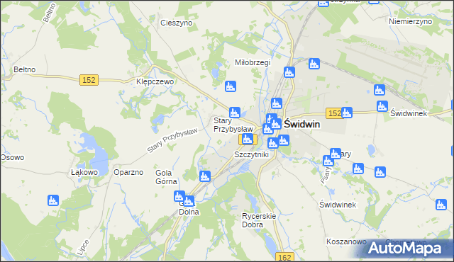 mapa Nowy Przybysław, Nowy Przybysław na mapie Targeo