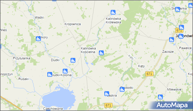 mapa Ogrodniki gmina Knyszyn, Ogrodniki gmina Knyszyn na mapie Targeo