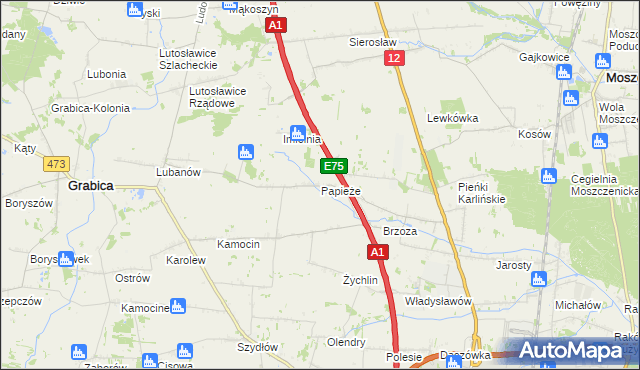 mapa Papieże, Papieże na mapie Targeo