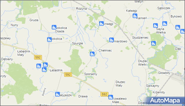 mapa Pasławki, Pasławki na mapie Targeo