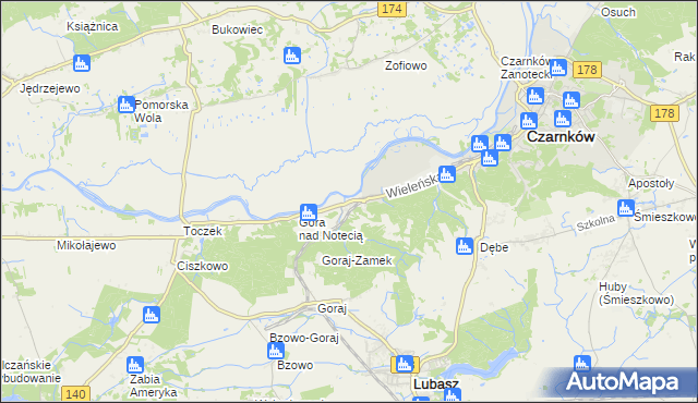 mapa Pianówka, Pianówka na mapie Targeo