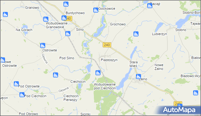 mapa Piastoszyn, Piastoszyn na mapie Targeo