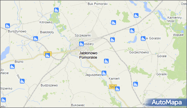 mapa Piecewo gmina Jabłonowo Pomorskie, Piecewo gmina Jabłonowo Pomorskie na mapie Targeo