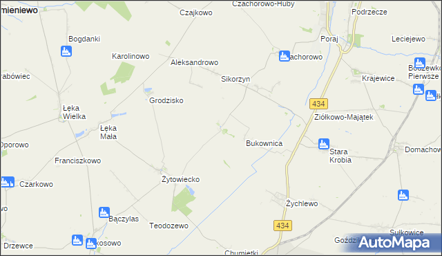 mapa Pijanowice, Pijanowice na mapie Targeo