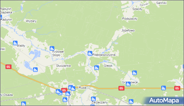 mapa Piłatowszczyzna, Piłatowszczyzna na mapie Targeo