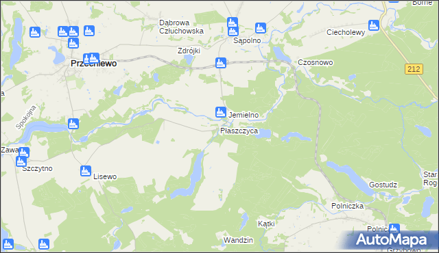 mapa Płaszczyca, Płaszczyca na mapie Targeo