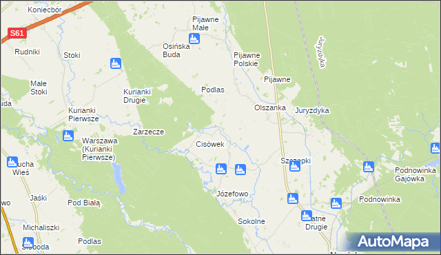 mapa Podkrólówek, Podkrólówek na mapie Targeo