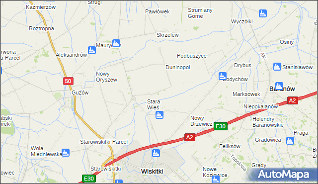 mapa Podoryszew, Podoryszew na mapie Targeo