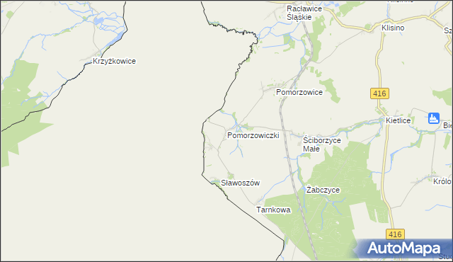 mapa Pomorzowiczki, Pomorzowiczki na mapie Targeo