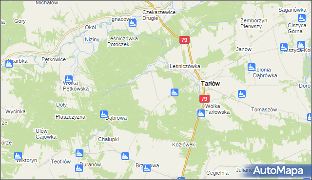 mapa Potoczek-Kolonia, Potoczek-Kolonia na mapie Targeo