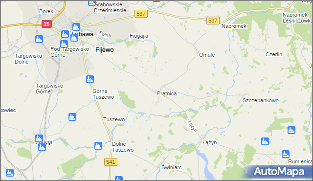 mapa Prątnica, Prątnica na mapie Targeo