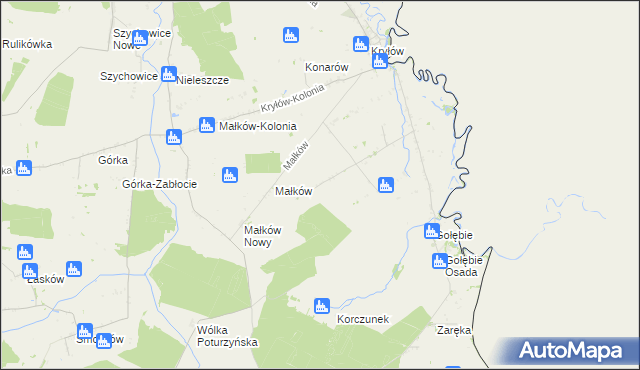 mapa Prehoryłe, Prehoryłe na mapie Targeo