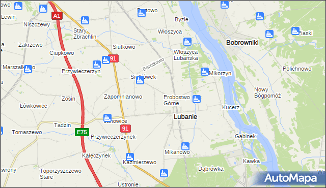 mapa Probostwo Górne, Probostwo Górne na mapie Targeo