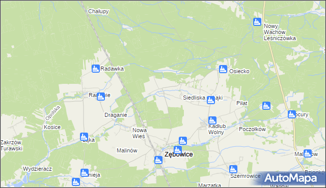 mapa Prusków, Prusków na mapie Targeo