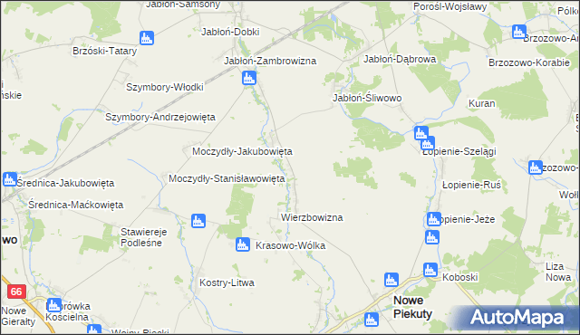 mapa Pruszanka Mała, Pruszanka Mała na mapie Targeo