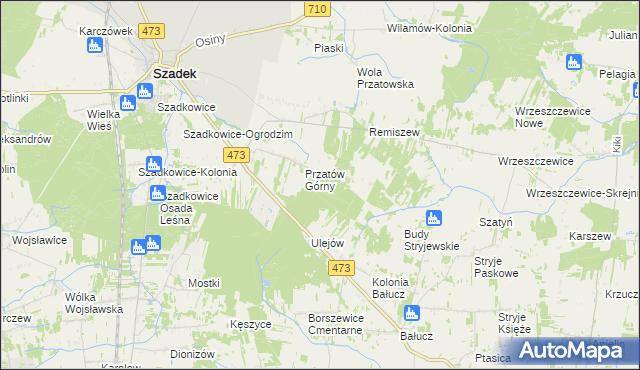 mapa Przatówek, Przatówek na mapie Targeo