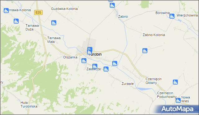 mapa Przedmieście Szczebrzeszyńskie, Przedmieście Szczebrzeszyńskie na mapie Targeo