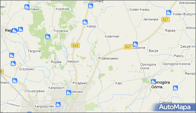 mapa Przedwojewo, Przedwojewo na mapie Targeo